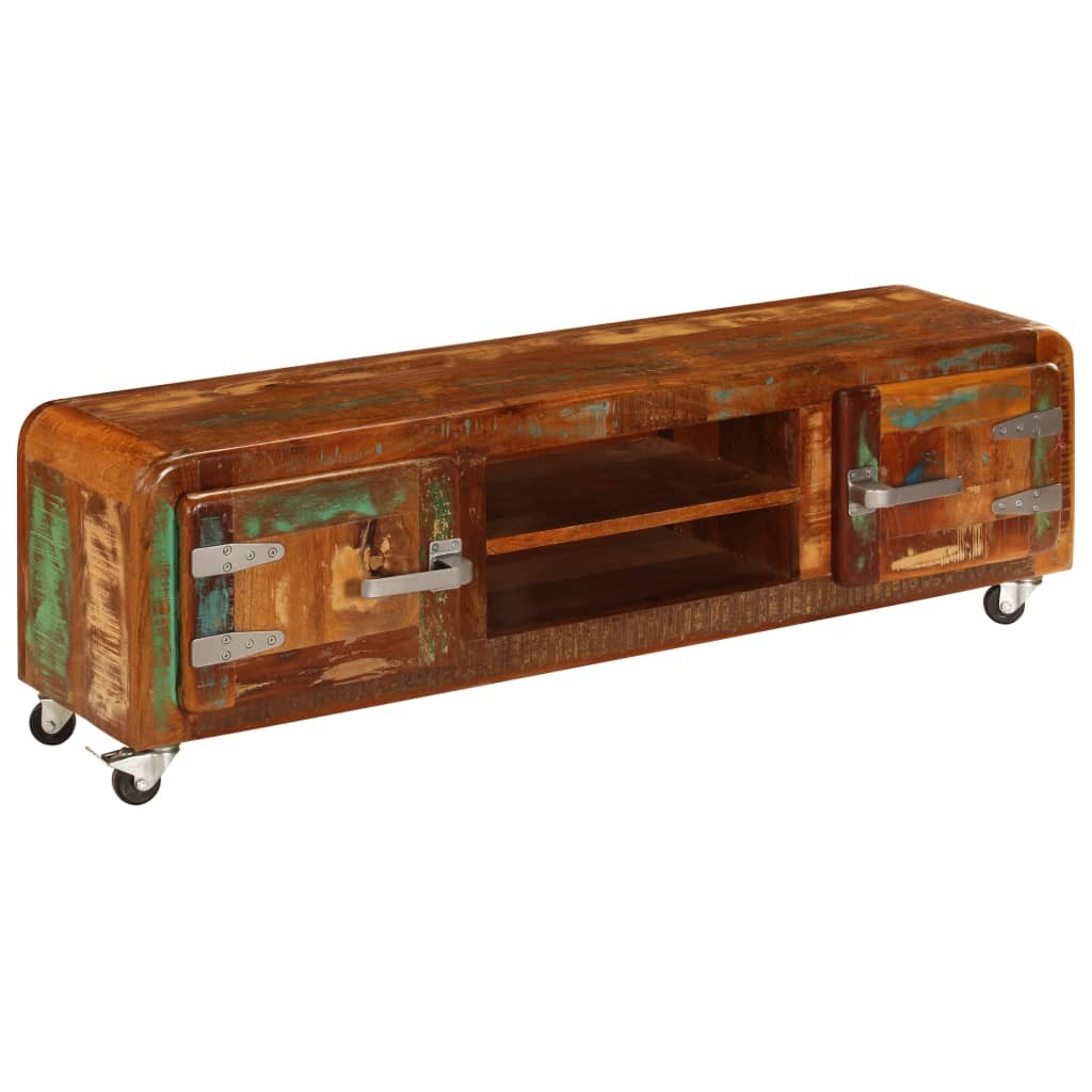 TV Cabinet 120x30x36 Cm Solid Reclaimed Wood 18 TV Cabinet 120x30x36 cm Solid Reclaimed Wood